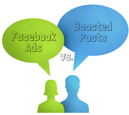 Facebook Boosts vs Facebook Ads